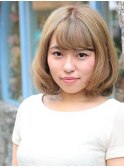 ふんわり可愛いエアリーボブルフ[下北沢/髪質改善/縮毛矯正]