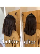 【髪質改善トリートメントと縮毛矯正との違いは？】髪の結合を切るものではなく髪の毛の結合を補強するもの