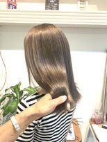 ケイト(kate)&nbsp;kate大宮　ミルクティーグレージュ×ウル艶ストレート