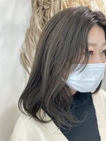 ファイブボックスヘアー 広島(five vox hair)&nbsp;レイヤー×オリーブベージュ