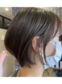 【Vanon Lee 】ショートヘア×アッシュグレー
