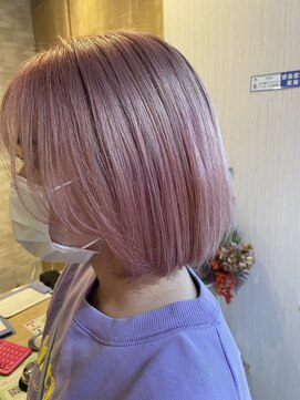 ヘアリゾートユア 新大久保店(hair resort YuA) ぺールピンク