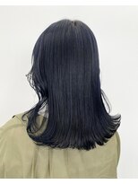 ゲーム 原宿店(GAME)&nbsp;ブルーブラック/ダブルカラー/ケアブリーチ/髪質改善/原宿