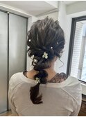 結婚式ヘアセット