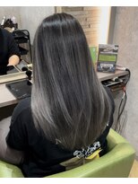 ラビマーニ 吹田店(Labimani) 【Labimani】ホワイトシルバーバレイヤージュ