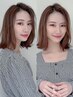 【白髪の悩みを解決♪】カット＋白髪染めリタッチ＋２stepTR￥15800→￥9900