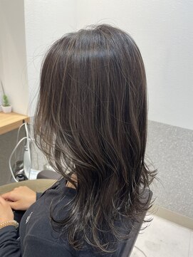 ココア グロウ(COCOA Glow) 糸チップハイライト＋ダークグレー