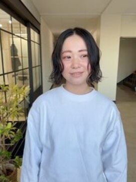 エレノア 自由が丘店(Eleanor) 小顔ボブ/似合わせカット/黒髪ボブ/ミニボブ/コンパクトボブ