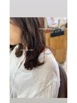ヘアーチェリーコーク ランプ(HAIR CHERRY COKE Lamp) 【chan′s style】orange brown