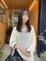 オアシス(oasis)&nbsp;【oasisマミ】フェイスフレーミングカラー/切りっぱなしロング