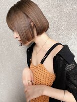 ロンドミラー 博多店(Lond Mirror)&nbsp;ワンレン韓国風小顔ショート/ハイトーン透明感カラー/博多