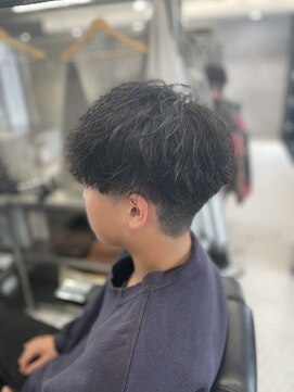 リプレイ 草津店(RIPLAY) ベリーショート/ダークアッシュ/ニュアンスパーマ/韓国マッシュ