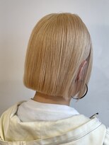 サロンドジョー(salon de joe) ケアブリーチダブルカラーインナーカラーショートボブレイヤー