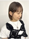 ミニボブ/ストレート仕上げ/大人ボブ