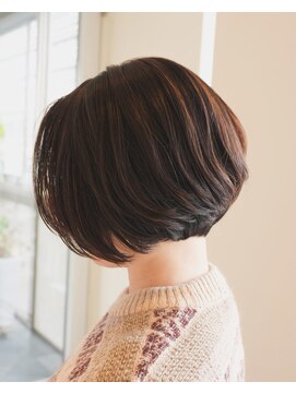 ラシェンテ リセ 西宮北口(La Sente Lycee) 10代20代30代40代オススメスタイル小顔マニッシュショートボブ