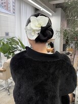 ウーフ(U-fu) タイトシニョン/成人式セット/卒業式セット/ヘアアレンジ