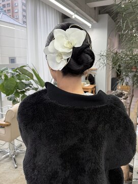 ウーフ(U-fu) タイトシニョン/成人式セット/卒業式セット/ヘアアレンジ