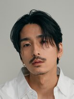 センターパートニュアンスパーマワンカールパーマカルマ韓国原宿