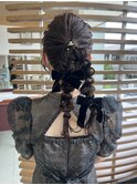 結婚式ツインヘアアレンジ