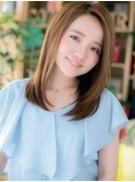 ハイライトカラーかきあげバングボブウルフh4北浦和20代30代40代