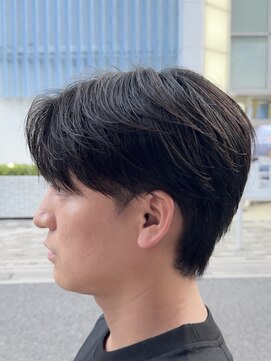 オーガニック アトリエ 大宮(organic+atelier) 韓国風2wayセンターパートシースルーマッシュフェザーショート