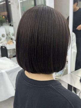 ビューブルー 亀戸錦糸町(VIEW BLUE) ◎美髪カールベージュブラウンミディアムボブ似合わせ前髪
