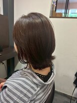 エクファ ヘア シェリル 草津 南草津店(ex-fa hair cherir) ミディアムヘア/デザインカラー/フェイスフレーミング/南草津