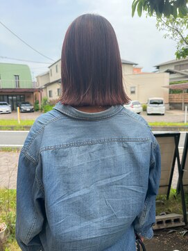 アンツ ヘアーアンドリゾート 辻堂本店(ANT'S Hair and Resort) ミディアムヘア/暗めカラー/グランマッシュ/辻堂