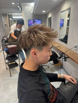 クリーム 大宮(CREAM) 茶金のジェットメッシュ!