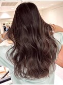 ハイライトバレイヤージュダブルカラーケアブリーチ20代30代