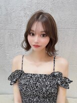 ノアズアーク 心斎橋(Noah's Ark)&nbsp;透け感シアーブラウン × くびれ外ハネボブ