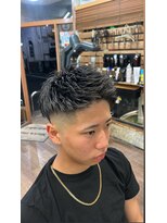 オアゾバーバー(OAZO BARBER) イカつめ重視のヘアスタイル