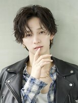 エイド 本店(aid)&nbsp;ツイストスパイラルアップバングニュアンスパーマコンマバング