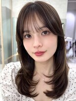 エジョン 三鷹店(Aejon)&nbsp;三鷹レイヤーカット韓国ダブルカラー顔周り前髪カットボブ