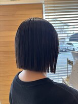 オーガニックエコ 川越(organic+eco)&nbsp;20代30代/切りっぱなし/ミニボブ/小顔/髪質改善