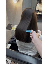 クプラ(Qpula) 髪質改善トリートメント+ミントベージュ+レイヤーカット/大濠