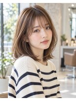 チャチャブラン アミー(cha-cha Blanc Amie)&nbsp;ハニーブラウン×軽やか肩ラインロブ