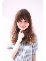 セピアージュ サンク(hair beauty clinic salon Sepiage cinq)&nbsp;デザインカラ-×切りっぱなしボブ×オン眉×ひし形シルエット