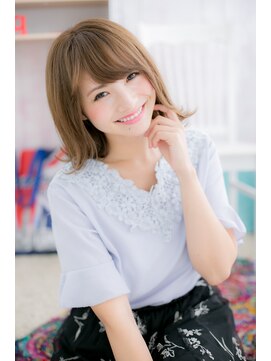 ヘアアンドビューティー ミック(Hair & Beauty miq) 大人かわいい☆外ハネカジュアルミディa