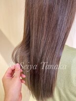 エル(elle)&nbsp;大人可愛いまろやかヌーディベージュストレート錦糸町コロナ対策