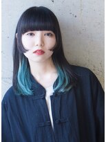 エール(a:le) 姫カット インナーカラー