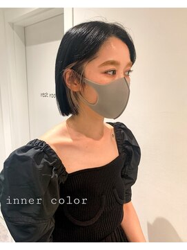 リト 自由が丘(Lit.) 【お客様style】インナーカラー×ボブ【担当YUKINA】