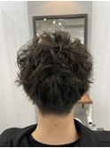 men's×パーマ