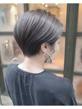 シャル オカチマチ 上野御徒町(shalu) マッシュショート　ラベンダーグレージュ