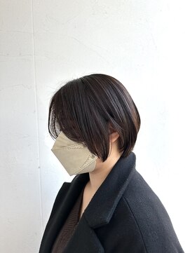 ジュエ ヘアー デザイン(Jue hair design) バッサリ大人ショートボブ