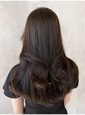 クリアブラウンレイヤーカット_ショコラアッシュ_ba415361