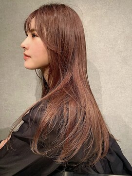 メイカ(MEIKA) 【 ロング × ピンクベージュ 】浅野美紀