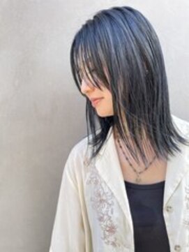 ジャコ ヘアー(jako HAIR) 【jako/自由が丘】ハイライト/白髪ぼかし/ディープネイビー