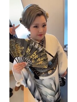 アンダーバー(UNDRvr) 成人式ヘア かぶせスジ夜会 6.1