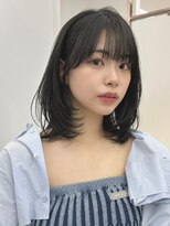 コア 表参道(COA)&nbsp;レイヤーカット/ウエットヘア/オリーブベージュ/表参道/表参道駅